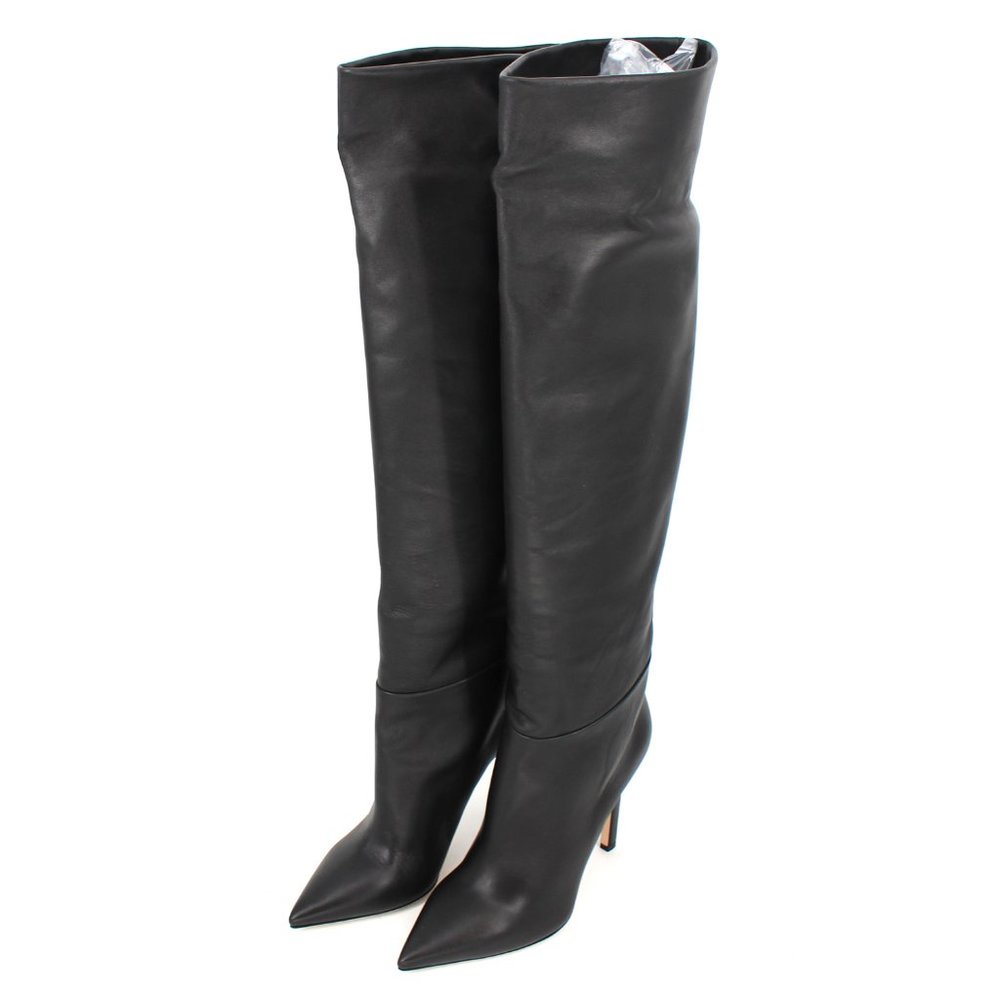 NEW Tamara Mellon Icon 105 Nappa Leather Knee High Heeled Boots Point Toe 41 - Picture 4 of 9